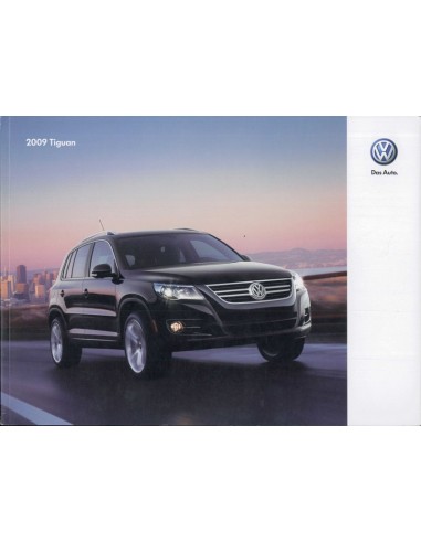 2009 VOLKSWAGEN TIGUAN BROCHURE ENGELS USA