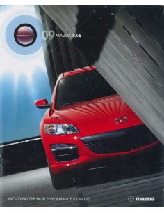 2009 MAZDA RX-8 BROCHURE ENGELS