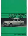 1970 ALFA ROMEO GIULIA 1300 TI INSTRUCTIEBOEKJE ITALIAANS