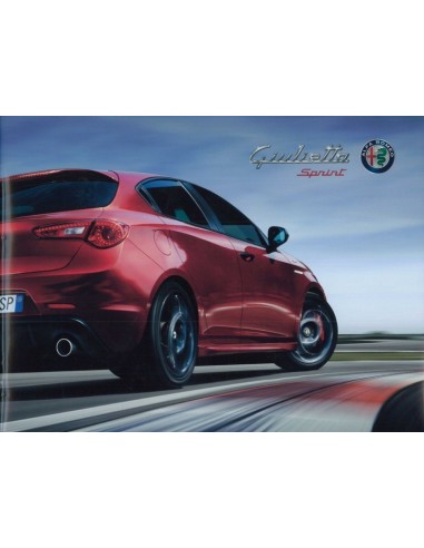 2015 ALFA ROMEO GIULIETTA SPRINT PROSPEKT ITALIENISCH