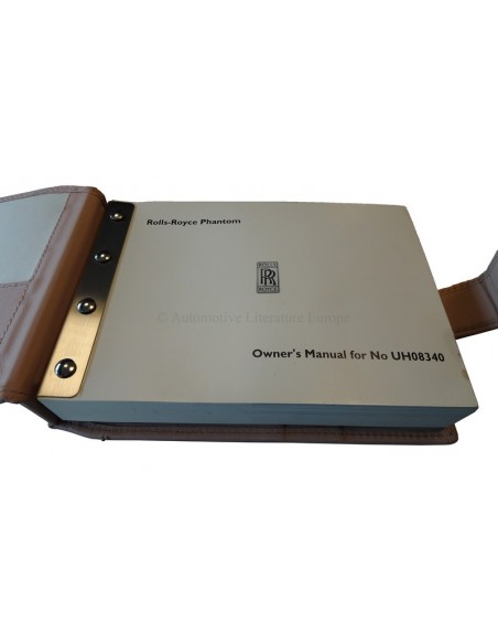 2003 ROLLS ROYCE PHANTOM INSTRUCTIEBOEKJE + SERVICEBOEK ENGELS