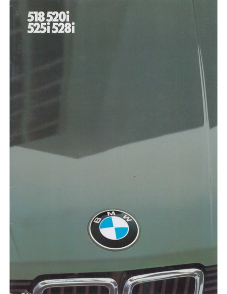 1983 BMW 6 SERIE BROCHURE DUITS