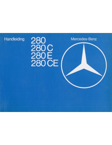 1977 MERCEDES BENZ E CLASS  OWNER'S MANUAL DUTCH