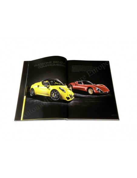 2015 ALFA ROMEO 4C SPIDER HARDCOVER BROCHURE ITALIAN