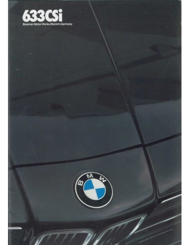 1983 BMW 6 SERIES BROCHURE ENGLISCH (US)