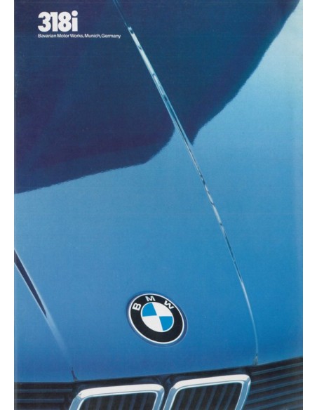 1983 BMW 3 SERIE BROCHURE ENGLISH (US)