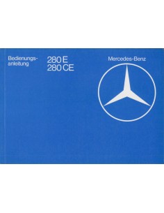 1982 MERCEDES BENZ E CLASS OWNER'S MANUAL GERMAN