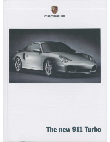 2000 PORSCHE 911 TURBO HARDCOVER PROSPEKT ENGLISCH