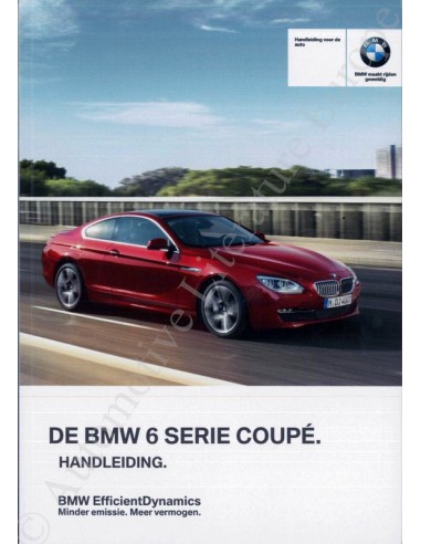 2005 BMW 6 SERIE INSTRUCTIEBOEKJE DUITS