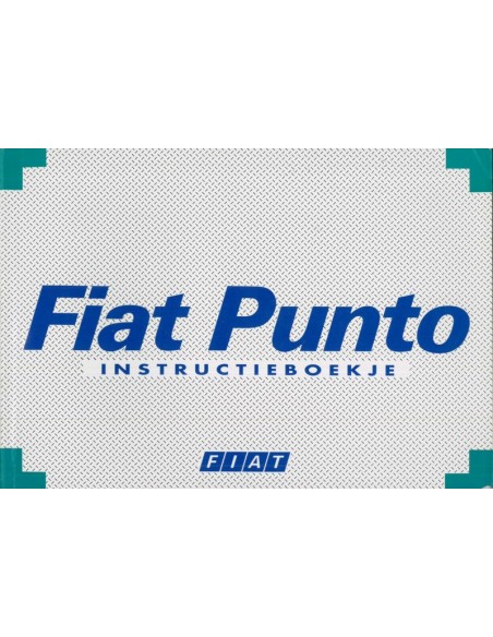 1995 FIAT PUNTO INSTRUCTIEBOEKJE NEDERLANDS