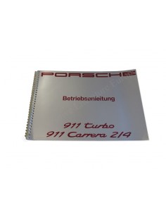 1990 PORSCHE 911 TURBO / CARRERA 2/4 INSTRUCTIEBOEKJE DUITS