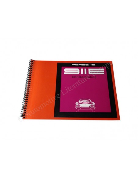 1969 PORSCHE 911 E OWNER'S MANUAL GERMAN