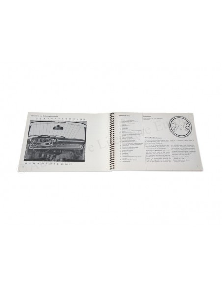 1969 PORSCHE 911 E OWNER'S MANUAL GERMAN