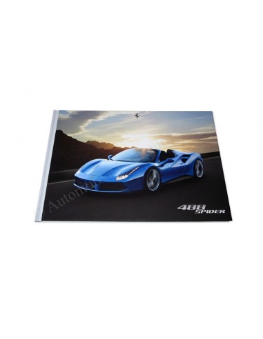 2015 FERRARI 488 SPIDER HARDCOVER BROCHURE 5342/15