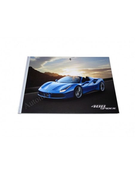 2015 FERRARI 488 SPIDER HARDCOVER PROSPEKT 5342/15