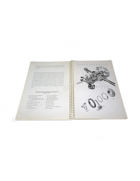 1958 PORSCHE 356 A BETRIEBSANLEITUNG DEUTSCH