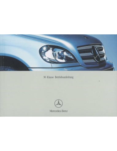 2003 MERCEDES BENZ M KLASSE INSTRUCTIEBOEKJE DUITS