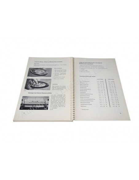 1964 PORSCHE 356 C OWNER'S MANUAL GERMAN