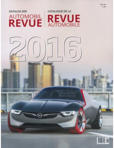 2016 AUTOMOBIL REVUE YEARBOOK GERMAN FRENCH