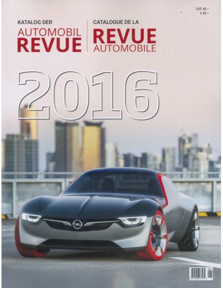 2016 AUTOMOBIL REVUE YEARBOOK GERMAN FRENCH
