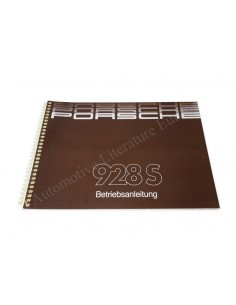 1980 PORSCHE 928 S OWNER'S MANUAL + SERVICE MANUAL GERMAN