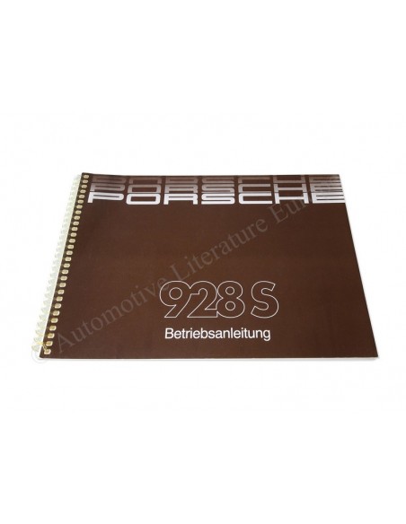 1980 PORSCHE 928 S OWNER'S MANUAL + SERVICE MANUAL GERMAN