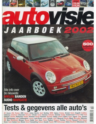 2002 AUTOVISIE JAARBOEK DUTCH