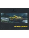 2015 PORSCHE CAYMAN GT4 HARDCOVER BROCHURE NIEDERLÄNDISCH