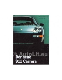 1994 PORSCHE 911 CARRERA HARDCOVER BROCHURE DUITS