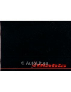 1990 LAMBORGHINI DIABLO BROCHURE ITALIAANS & ENGELS