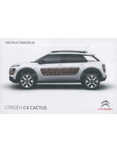 2014 CITROEN C4 CACTUS BETRIEBSANLEITUNG NIEDERLÄNDISCH