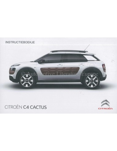 2014 CITROEN C4 CACTUS INSTRUCTIEBOEKJE NEDERLANDS