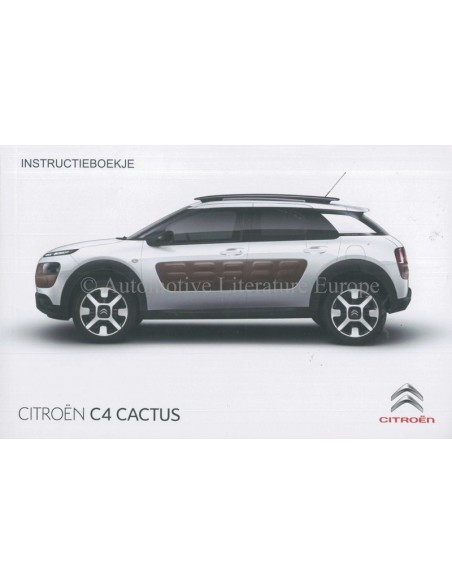 2014 CITROEN C4 CACTUS INSTRUCTIEBOEKJE NEDERLANDS