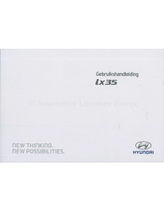 2013 HYUNDAI IX35 OWNER'S MANUAL DUTCH