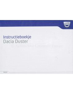 2014 DACIA DUSTER INSTRUCTIEBOEKJE HANDBOEK NEDERLANDS