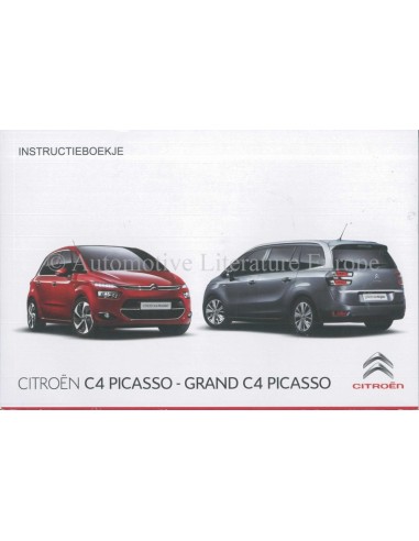 2015 CITROEN C4 PICASSO / GRAND C4 PICASSO BETRIEBSANLEITUNG NIEDERLÄNDISCH