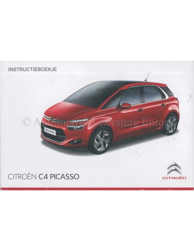 2014 CITROEN C4 PICASSO OWNERS MANUAL HANDBOOK DUTCH