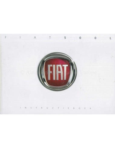 2013 FIAT 500L OWNERS MANUAL DUTCH