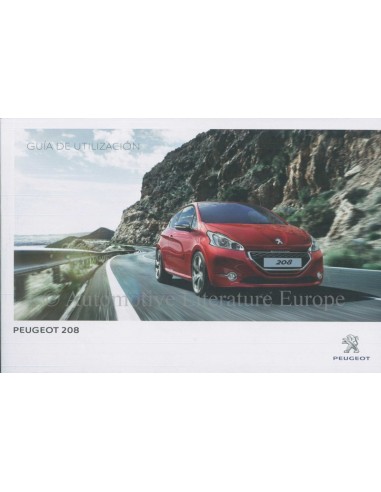 2014 PEUGEOT 208 OWNERS MANUAL SPANISH