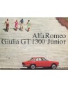 1967 ALFA ROMEO GIULIA GT 1300 JUNIOR BROCHURE DUITS