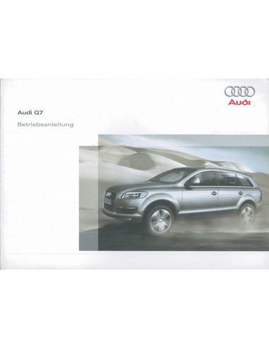 2008 AUDI Q7 INSTRUCTIEBOEKJE DUITS