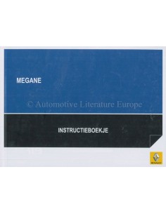 2014 RENAULT MÉGANE OWNERS MANUAL HANDBOOK DUTCH