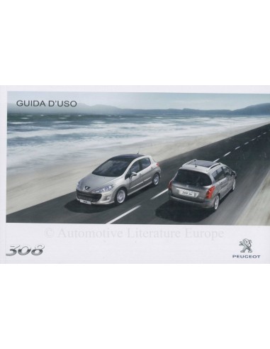 2010 PEUGEOT 308 OWNERS MANUAL ITALIAN