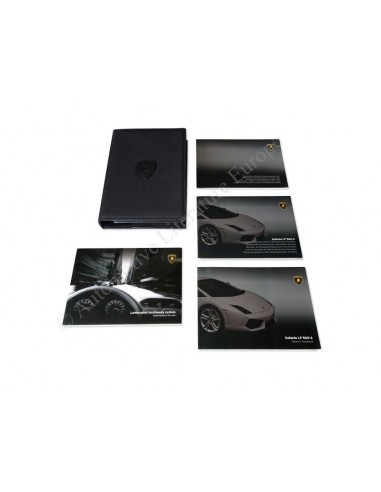 2008 LAMBORGHINI GALLARDO LP 560-4 VOLLSTÄNDIGE BORDMAPPE ENGLISCH