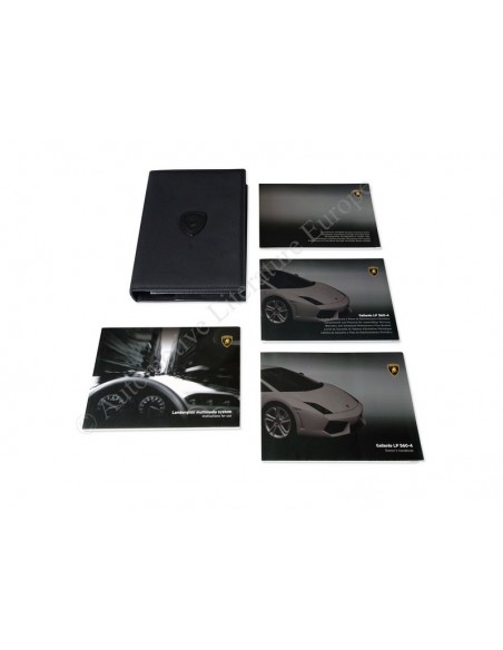2008 LAMBORGHINI GALLARDO LP 560-4 VOLLSTÄNDIGE BORDMAPPE ENGLISCH