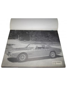 1969 MASERATI QUATTROPORTE I & MEXICO INSTRUCTIEBOEKJE ITALIAANS 2