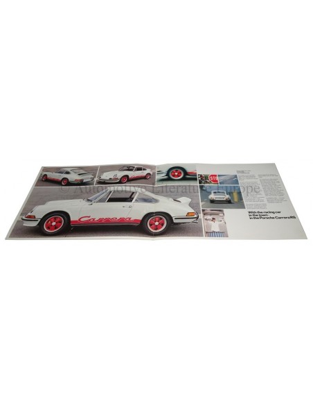 1973 PORSCHE 911 CARRERA RS BROCHURE GERMAN