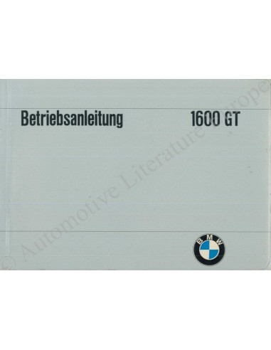 1965 BMW 1800 TI BETRIEBSANLEITUNG DEUTSCH
