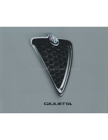 2016 ALFA ROMEO GIULIETTA BROCHURE ITALIENISCH