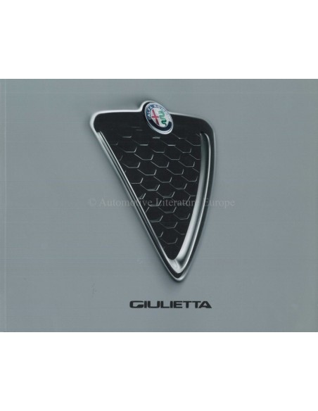 2016 ALFA ROMEO GIULIETTA BROCHURE ITALIENISCH